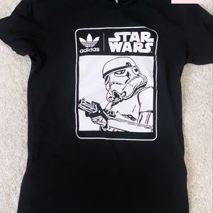 back and white adidas tee!